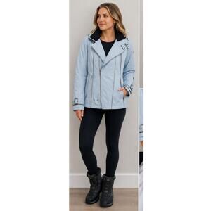 Spyder Blue Ski Jacket Womens Size 10 Winter Snow Coat Insulated